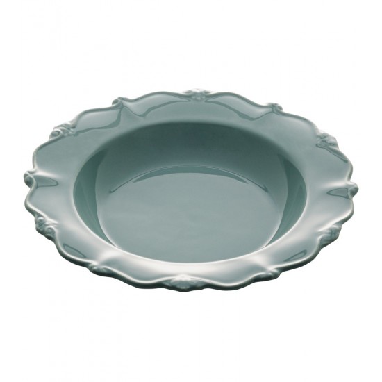 Prato 21x4cm Avulso Fundo de Porcelana Fancy Menta